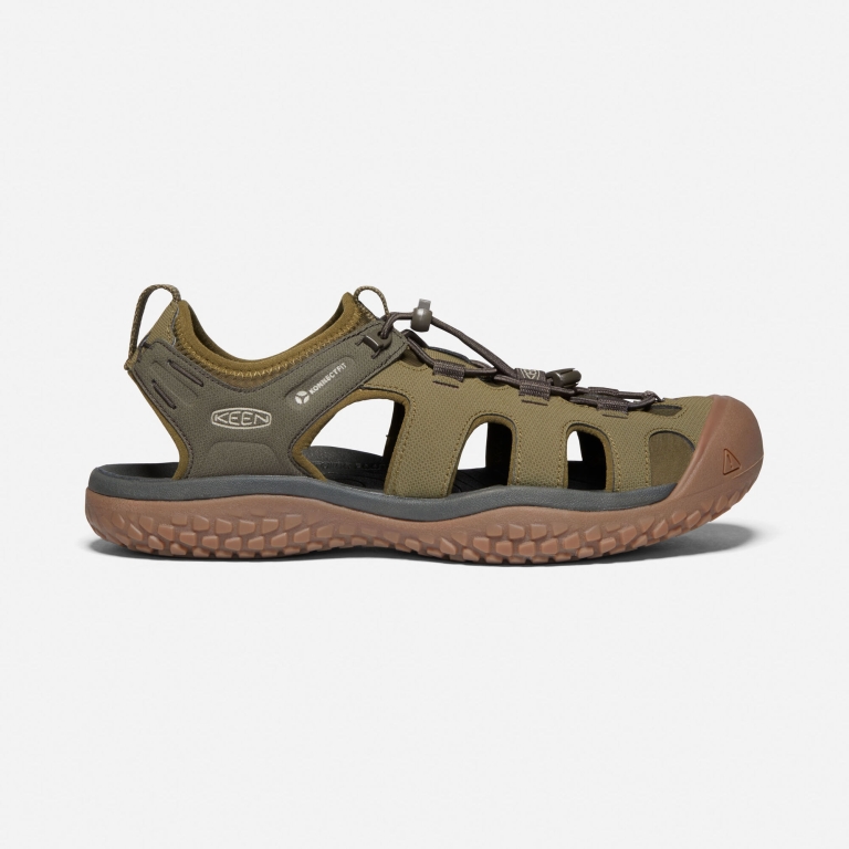 Keen SOLR Sandals - Men's Dark Olive Sandals